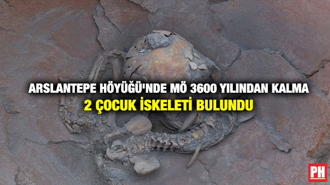 Arslantepe Höyüğü’nde MÖ 3600 Yılından Kalma 2 Çocuk İskeleti Bulundu