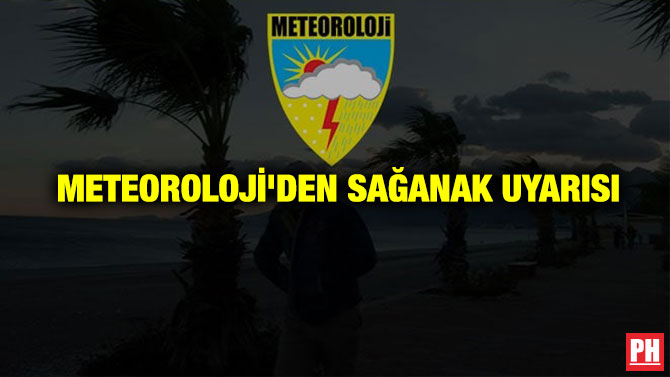 Meteoroloji’den Sağanak Uyarısı