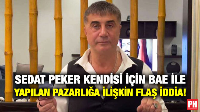 Sedat Peker Kendisi için BAE ile Yapılan Pazarlığa İlişkin Flaş İddia!