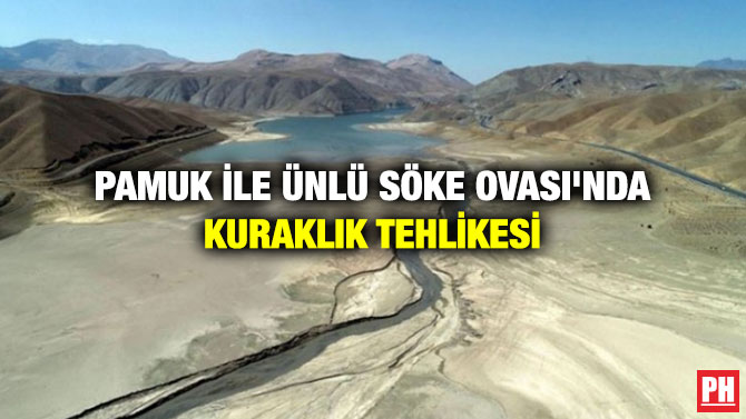 Pamuk ile Ünlü Söke Ovası’nda Kuraklık Tehlikesi
