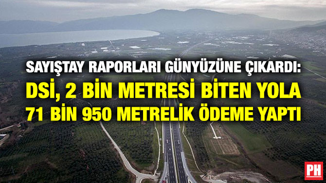 Sayıştay Raporları Günyüzüne Çıkardı: DSİ, 2 Bin Metresi Biten Yola 71 Bin 950 Metrelik Ödeme Yaptı