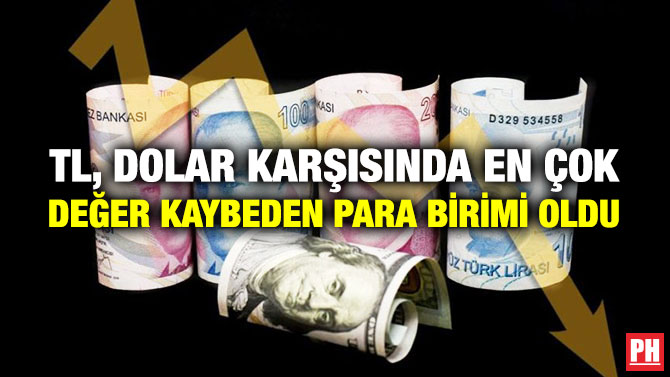 TL, Dolar Karşısında En Çok Değer Kaybeden Para Birimi Oldu
