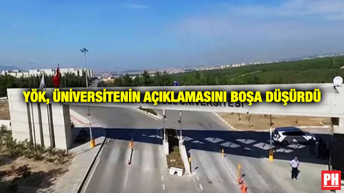 YÖK, Üniversitenin Açıklamasını Boşa Düşürdü
