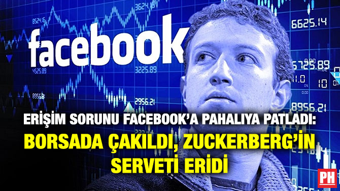 Erişim Sorunu Facebook’a Pahalıya Patladı: Borsada Çakıldı, Zuckerberg’in Serveti Eridi