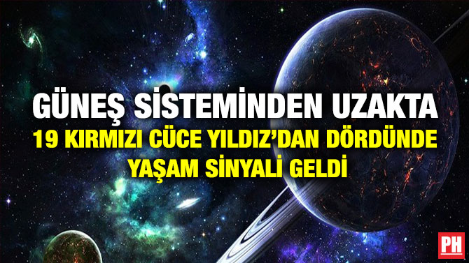 Güneş Sisteminden Uzakta 19 Kırmızı Cüce Yıldız’dan Dördünde Yaşam Sinyali Geldi
