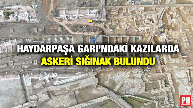 Haydarpaşa Garı’ndaki Kazılarda Askeri Sığınak Bulundu