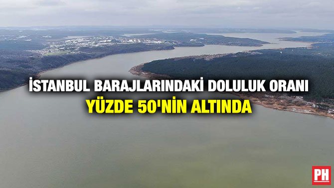 İstanbul Barajlarındaki Doluluk Oranı Yüzde 50’nin Altında