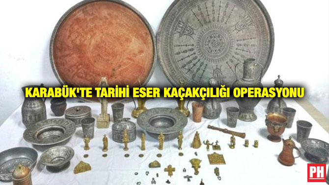Karabük’te Tarihi Eser Kaçakçılığı Operasyonu
