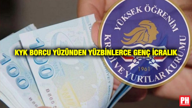 KYK Borcu Yüzünden Yüzbinlerce Genç İcralık