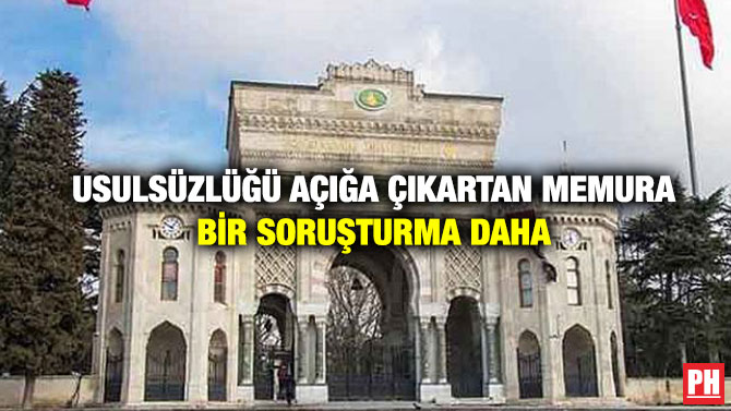 Usulsüzlüğü Açığa Çıkartan Memura Bir Soruşturma Daha