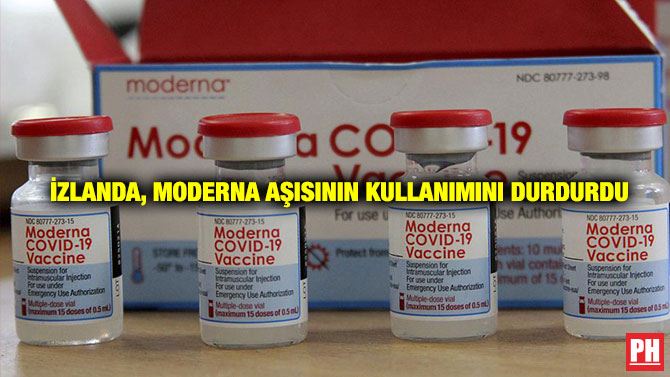 İzlanda, Moderna Aşısının Kullanımını Durdurdu