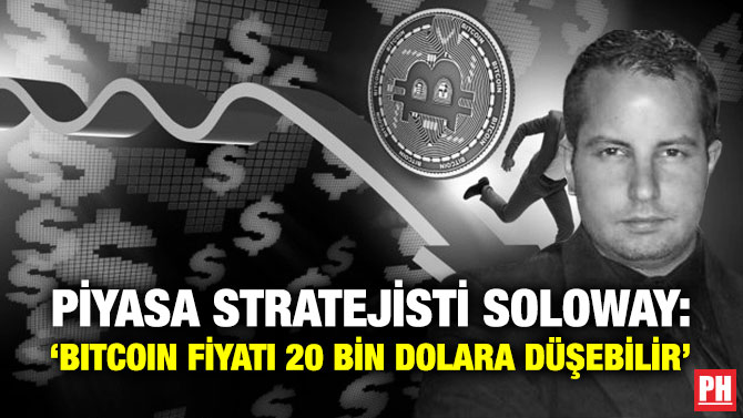 Piyasa Stratejisti Soloway: ‘Bitcoin Fiyatı 20 Bin Dolara Düşebilir’