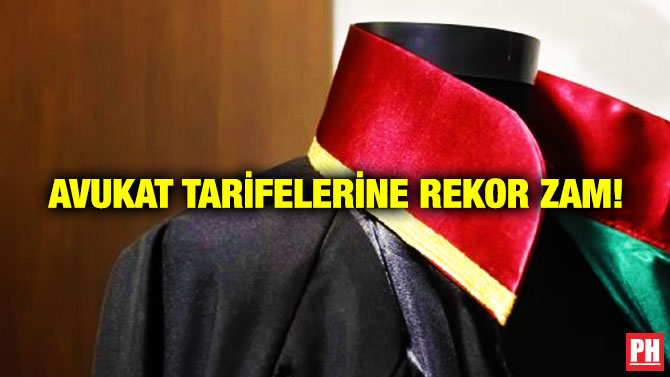 Avukat Tarifelerine Rekor Zam!