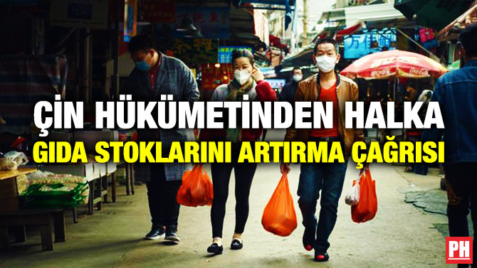 Çin Hükümetinden Halka Gıda Stoklarını Artırma Çağrısı