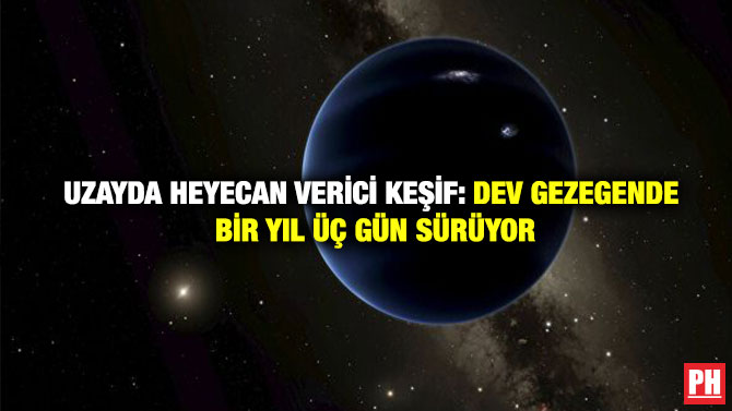 Uzayda Heyecan Verici Keşif: Dev Gezegende Bir Yıl Üç Gün Sürüyor