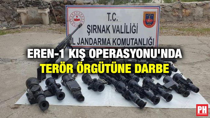 Eren-1 Kış Operasyonu’nda Terör Örgütüne Darbe