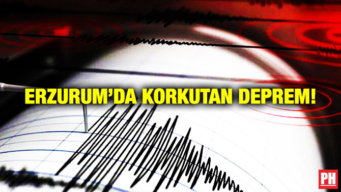 Erzurum’da Korkutan Deprem!