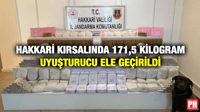Hakkari Kırsalında 171,5 Kilogram Uyuşturucu Ele Geçirildi