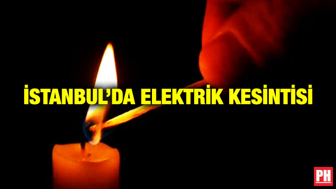 İstanbul’da Elektrik Kesintisi