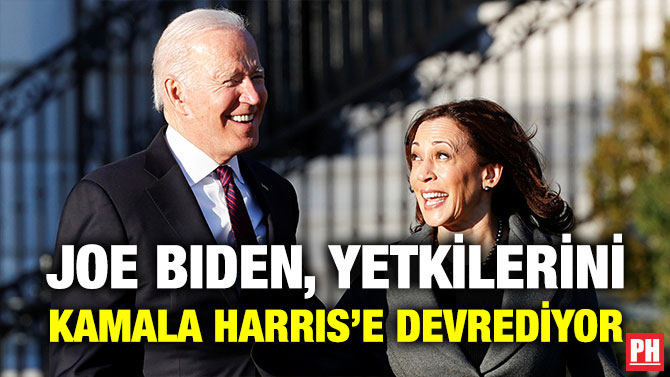 Joe Biden, Yetkilerini Kamala Harris’e Devrediyor