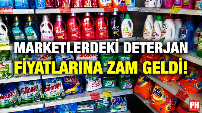 Marketlerdeki Deterjan Fiyatlarına Zam Geldi!