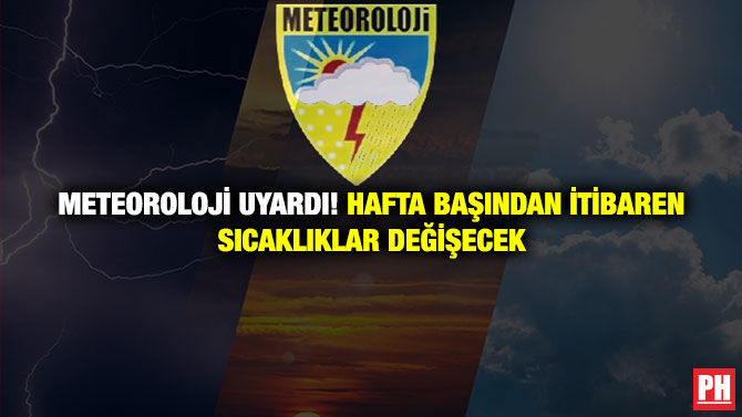Meteoroloji Uyardı! Hafta Başından İtibaren Sıcaklıklar Değişecek