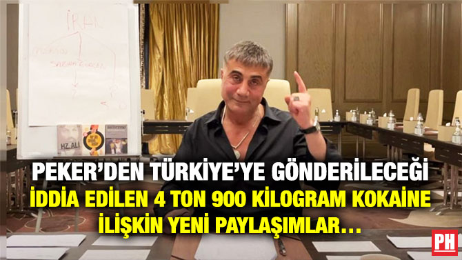 Peker’den Türkiye’ye Gönderileceği İddia Edilen 4 Ton 900 Kilogram Kokaine İlişkin Yeni Paylaşımlar…