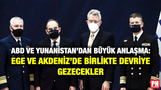 ABD ve Yunanistan’dan Büyük Anlaşma: Ege ve Akdeniz’de Birlikte Devriye Gezecekler