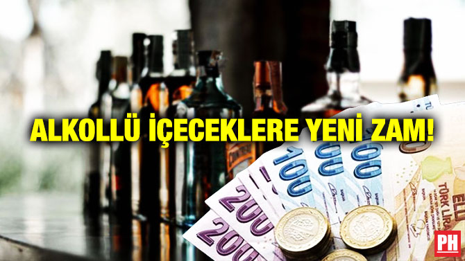 Alkollü İçeceklere Yeni Zam!