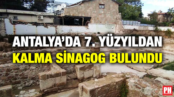 Antalya’da 7. Yüzyıldan Kalma Sinagog Bulundu