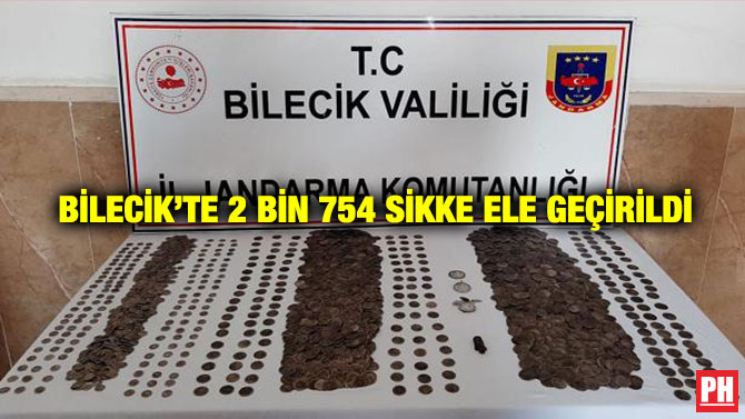 Bilecik’te 2 Bin 754 Sikke Ele Geçirildi
