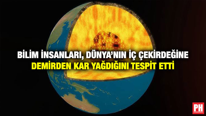 Bilim İnsanları, Dünya’nın İç Çekirdeğine Demirden Kar Yağdığını Tespit Etti