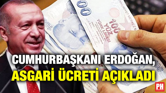Cumhurbaşkanı Erdoğan, Asgari Ücreti Açıkladı