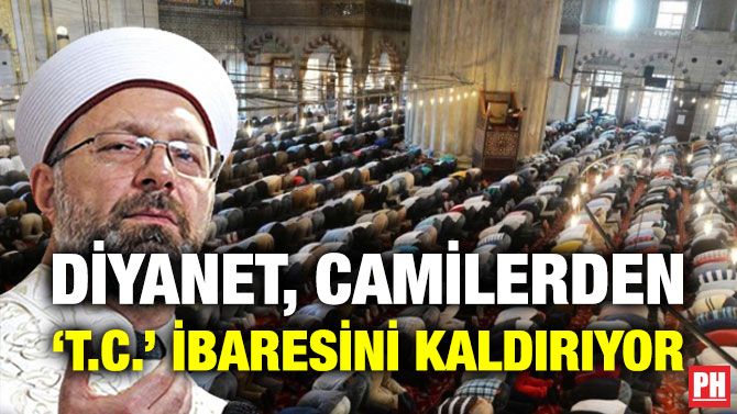 Diyanet, Camilerden ‘T.C.’ İbaresini Kaldırıyor