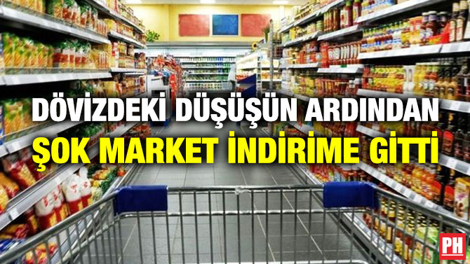 Dövizdeki Düşüşün Ardından ŞOK Market İndirime Gitti