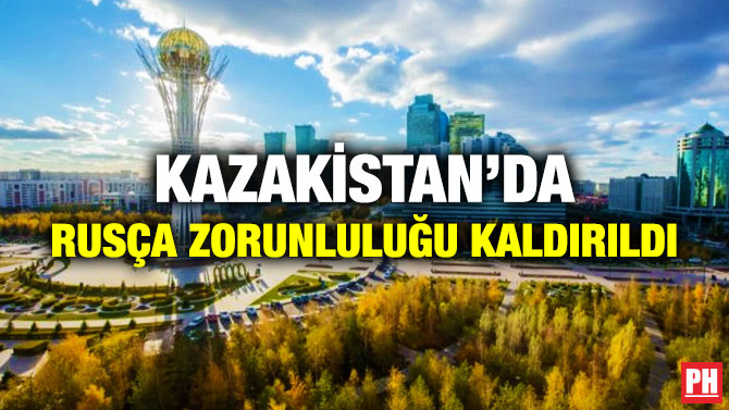 Kazakistan’da Rusça Zorunluluğu Kaldırıldı