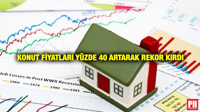 Konut Fiyatları Yüzde 40 Artarak Rekor Kırdı