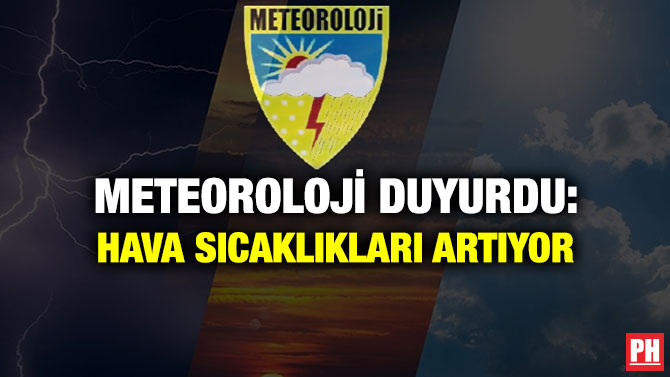 Meteoroloji Duyurdu: Hava Sıcaklıkları Artıyor