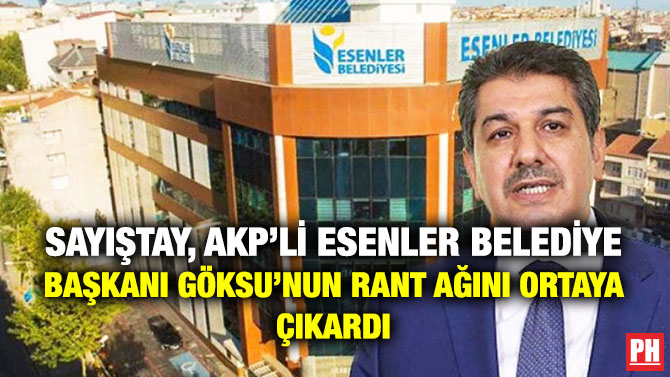 Sayıştay, AKP’li Esenler Belediye Başkanı Göksu’nun Rant Ağını Ortaya Çıkardı