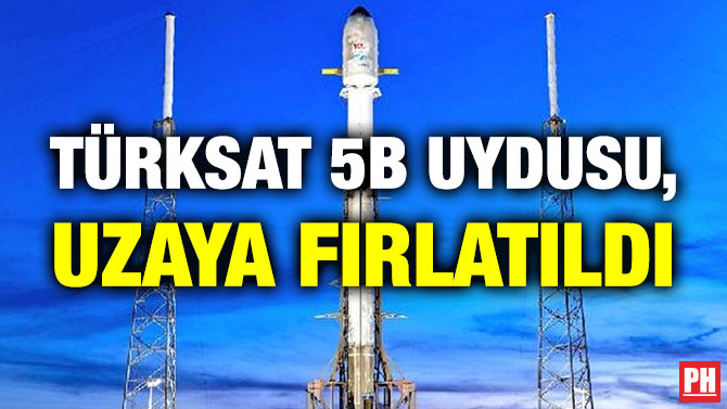 TÜRKSAT 5B Uydusu Uzaya Fırlatıldı