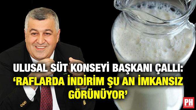 Ulusal Süt Konseyi Başkanı Çallı: ‘Raflarda İndirim Şu An İmkansız Görünüyor’