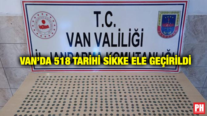 Van’da 518 Tarihi Sikke Ele Geçirildi