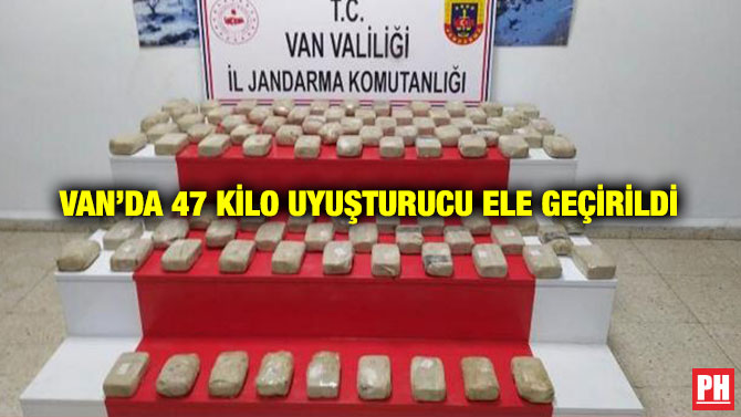Van’da 47 Kilo Uyuşturucu Ele Geçirildi