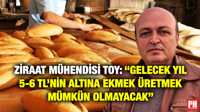 Ziraat Mühendisi Toy: “Gelecek Yıl 5-6 TL’nin Altına Ekmek Üretmek Mümkün Olmayacak”