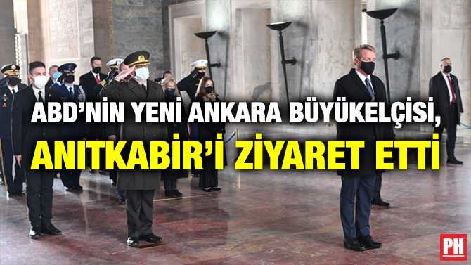 ABD’nin Yeni Ankara Büyükelçisi, Anıtkabir’i Ziyaret Etti