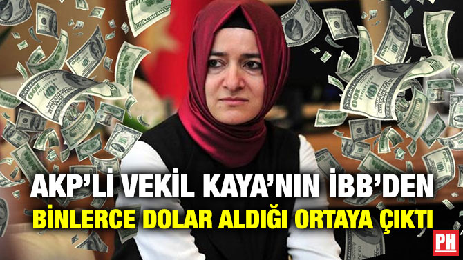 AKP’li Vekil Kaya’nın İBB’den Binlerce Dolar Aldığı Ortaya Çıktı
