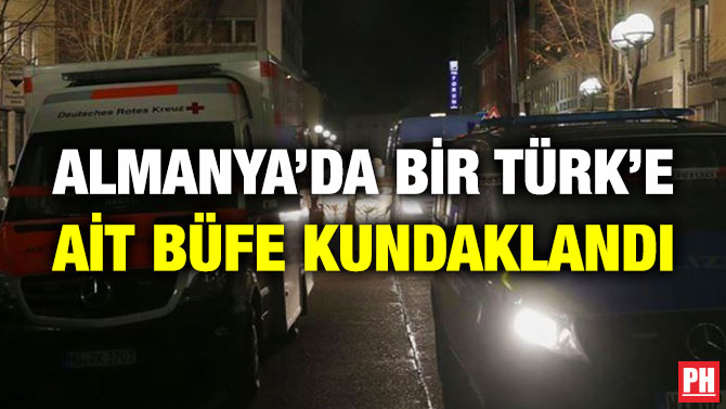 Almanya’da Bir Türk’e ait Büfe Kundaklandı
