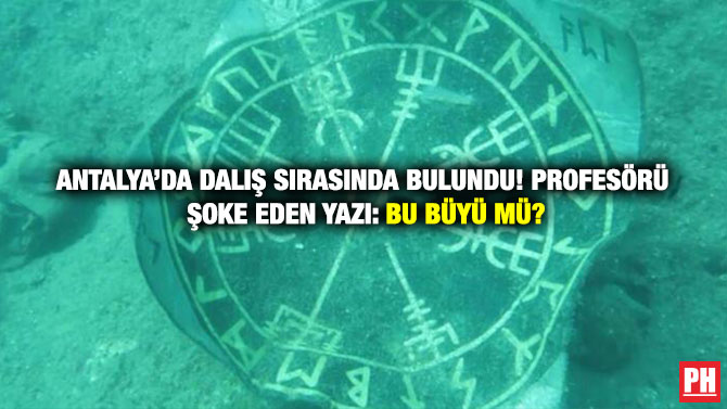 Antalya’da Dalış Sırasında Bulundu! Profesörü Şoke Eden Yazı: Bu Büyü Mü?