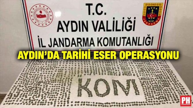 Aydın’da Tarihi Eser Operasyonu
