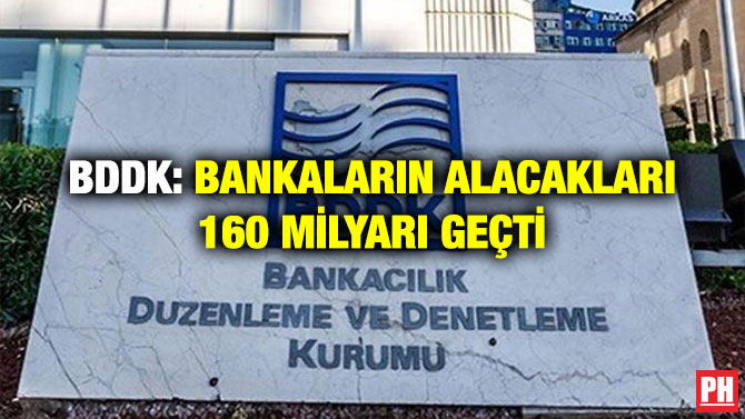 BDDK: Bankaların Alacakları 160 Milyarı Geçti